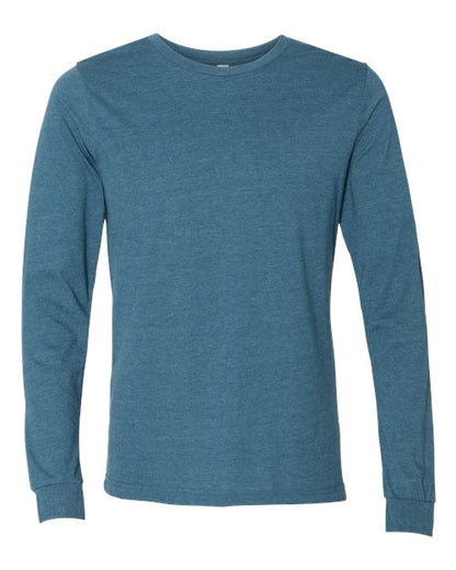 BELLA + CANVAS Heather CVC Long Sleeve Tee