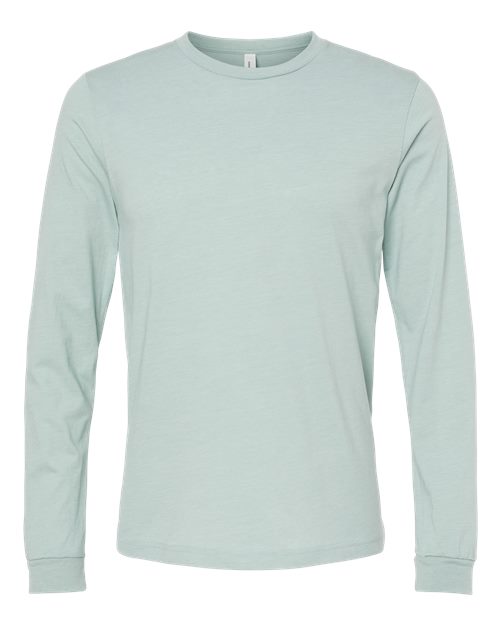 BELLA + CANVAS Heather CVC Long Sleeve Tee