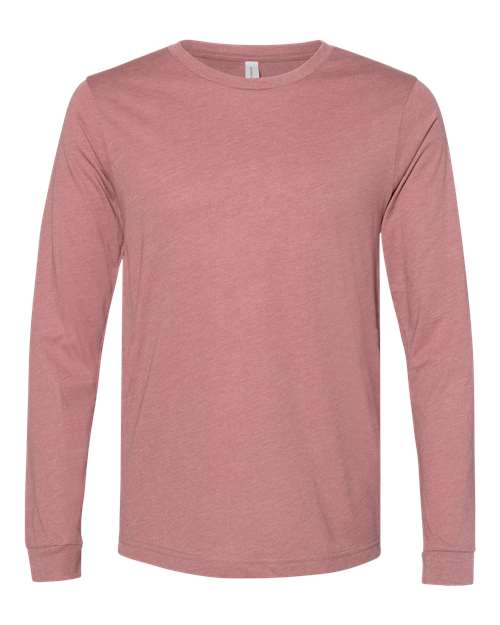 BELLA + CANVAS Heather CVC Long Sleeve Tee