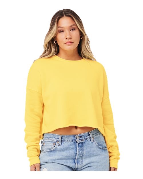 BELLA + CANVAS Women's Crop Crew Fleece