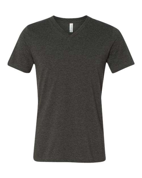 BELLA + CANVAS Heather CVC V-Neck Tee