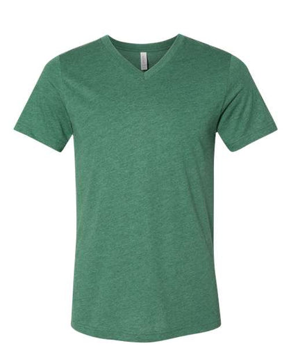 BELLA + CANVAS Heather CVC V-Neck Tee