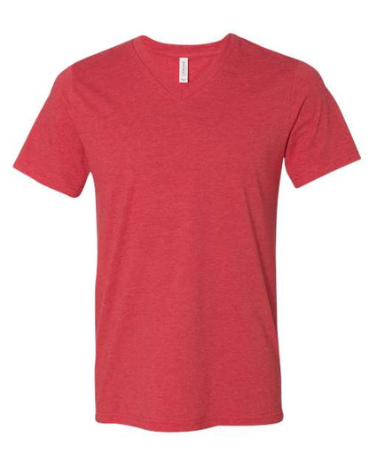 BELLA + CANVAS Heather CVC V-Neck Tee