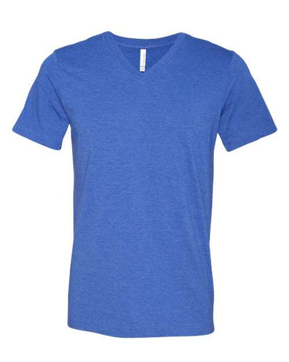 BELLA + CANVAS Heather CVC V-Neck Tee