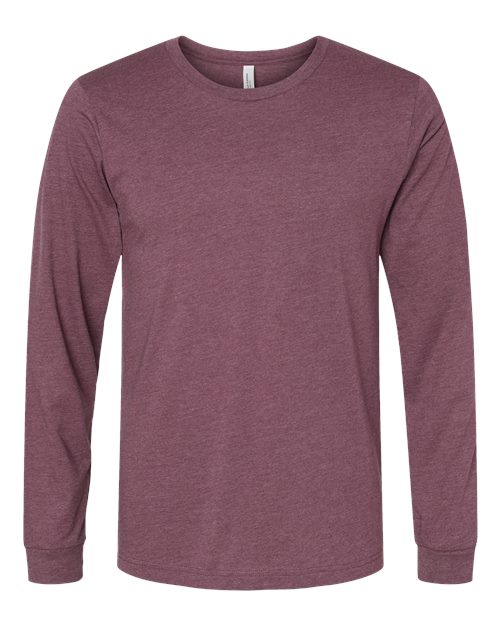 BELLA + CANVAS Heather CVC Long Sleeve Tee