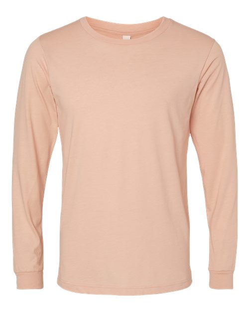 BELLA + CANVAS Heather CVC Long Sleeve Tee