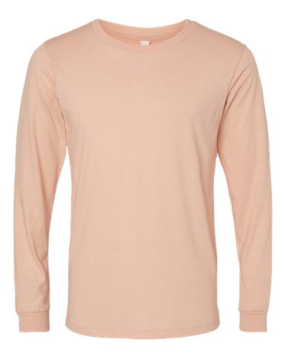 BELLA + CANVAS Heather CVC Long Sleeve Tee