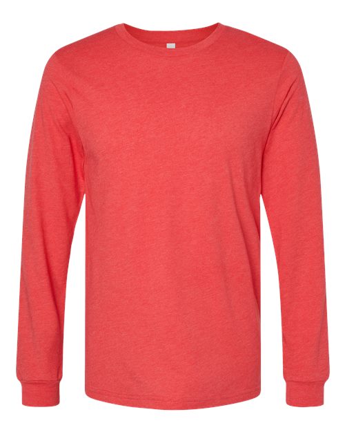 BELLA + CANVAS Heather CVC Long Sleeve Tee