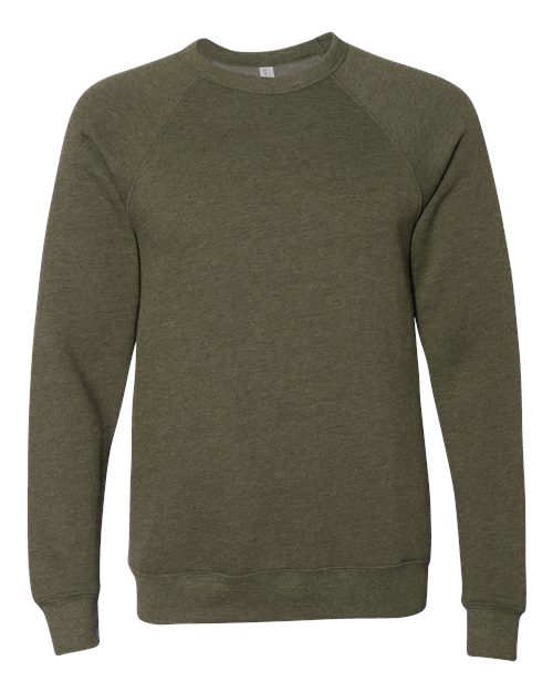 BELLA + CANVAS Sponge Fleece Raglan Crewneck Sweatshirt