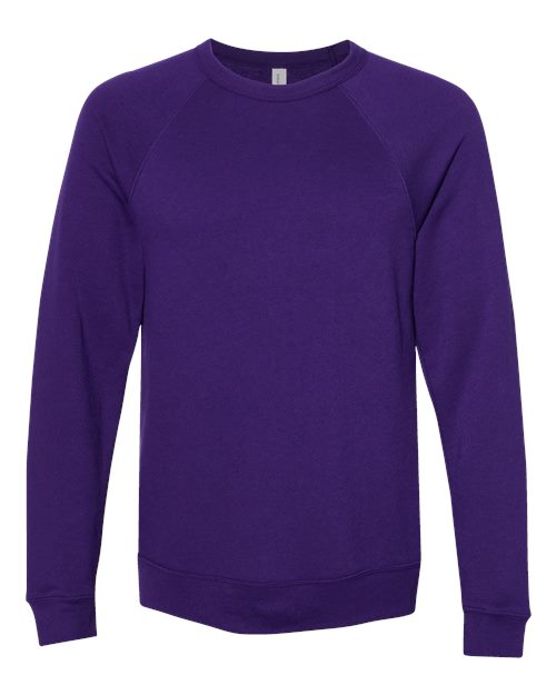 BELLA + CANVAS Sponge Fleece Raglan Crewneck Sweatshirt