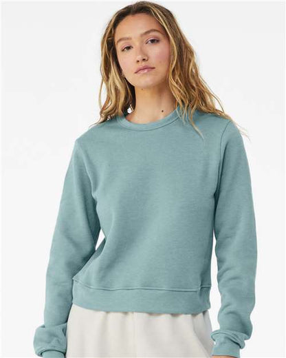 BELLA + CANVAS Women's Sponge Fleece Classic Crewneck Sweatshirt