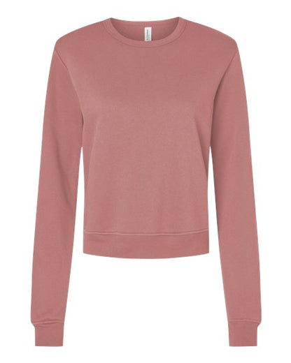 BELLA + CANVAS Women's Sponge Fleece Classic Crewneck Sweatshirt