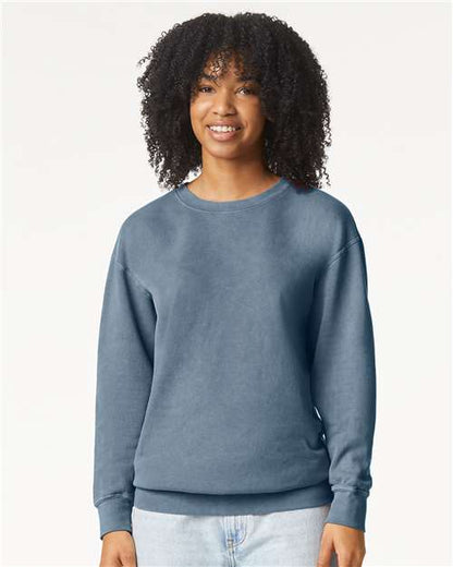 Comfort Colors Garment-Dyed Lightweight Fleece Crewneck Sweatshirt