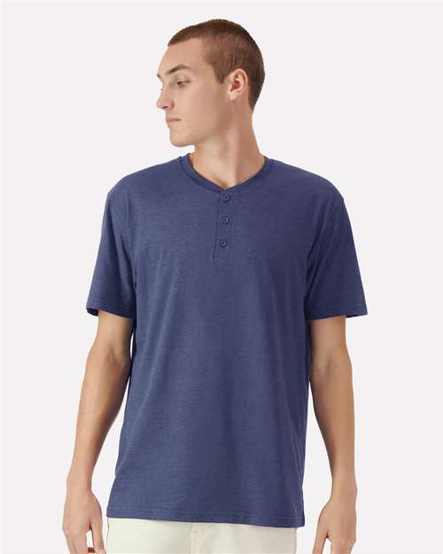 American Apparel CVC Henley Tee