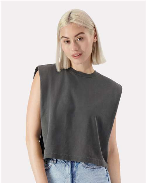 American Apparel Garment-Dyed Muscle Tee