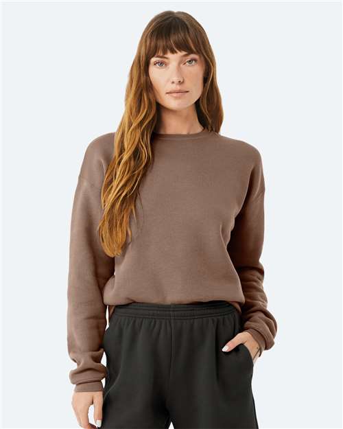 BELLA + CANVAS Sponge Fleece Drop Shoulder Crewneck Sweatshirt