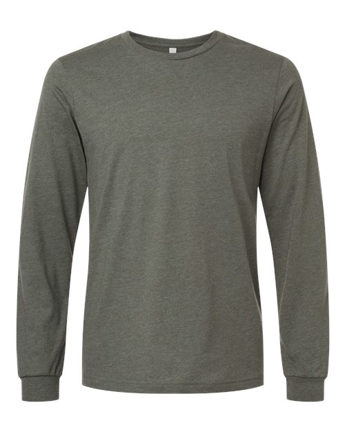 BELLA + CANVAS Heather CVC Long Sleeve Tee