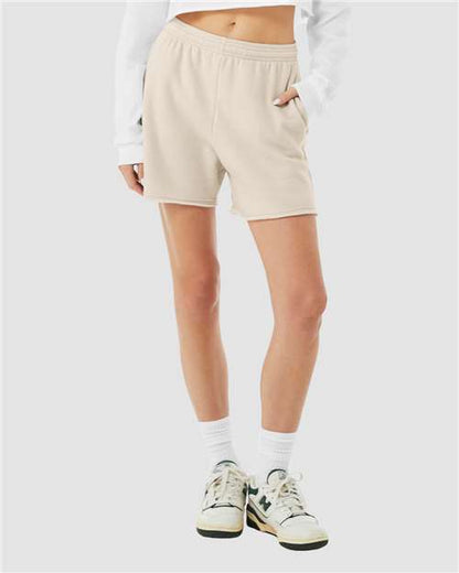 BELLA + CANVAS Women's Cutoff Fleece Shorts