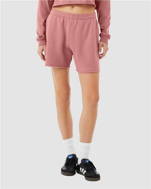 BELLA + CANVAS Women's Cutoff Fleece Shorts