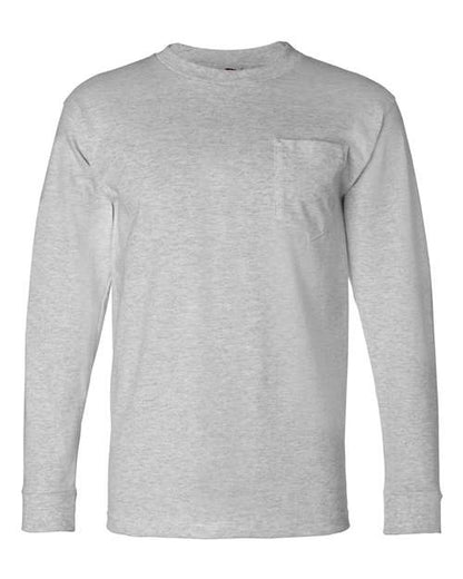 Bayside USA-Made Long Sleeve Pocket T-Shirt