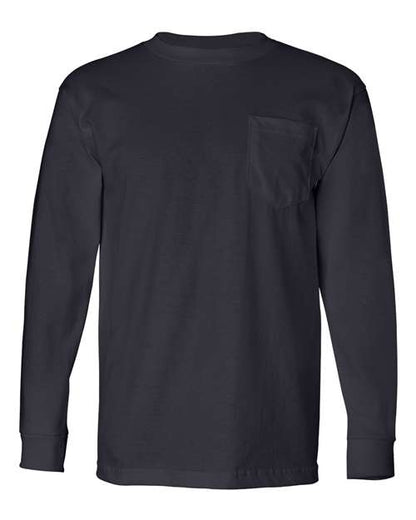 Bayside USA-Made Long Sleeve Pocket T-Shirt