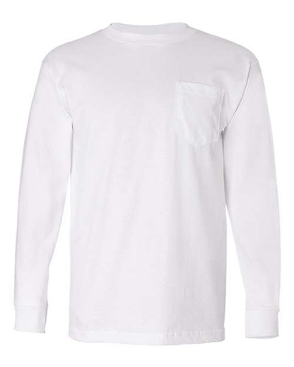 Bayside USA-Made Long Sleeve Pocket T-Shirt