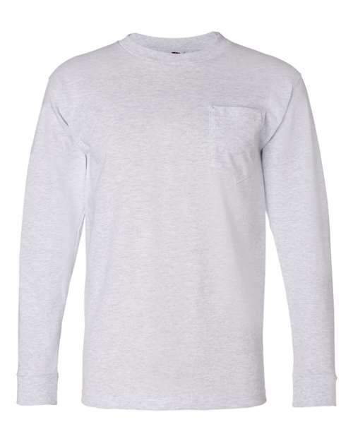 Bayside USA-Made Long Sleeve Pocket T-Shirt