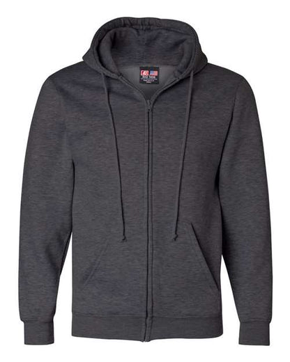 Bayside USA-Made Full-Zip Hooded Sweatshirt