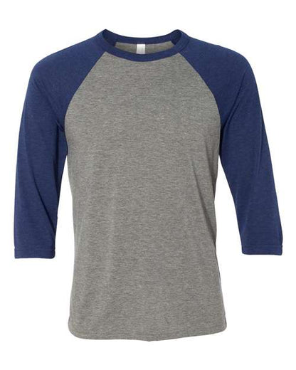 BELLA + CANVAS Three-Quarter Sleeve Baseball Tee