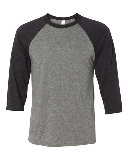 BELLA + CANVAS Three-Quarter Sleeve Baseball Tee