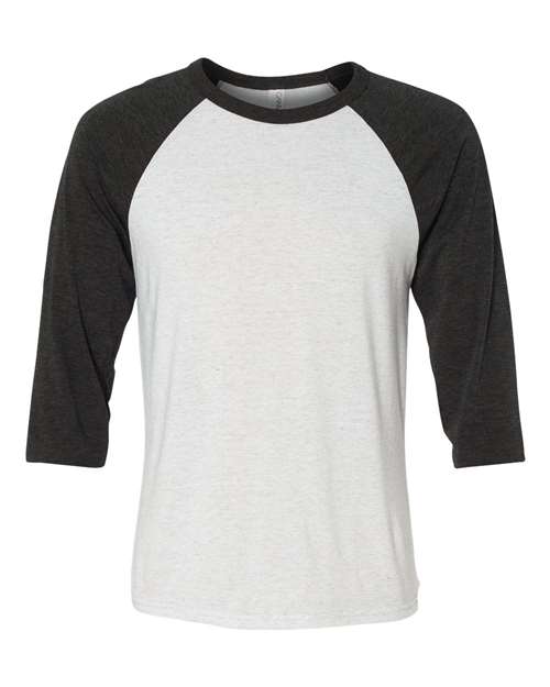 BELLA + CANVAS Three-Quarter Sleeve Baseball Tee