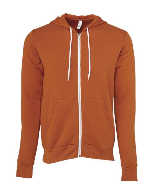 BELLA + CANVAS Sponge Fleece Full-Zip Hoodie