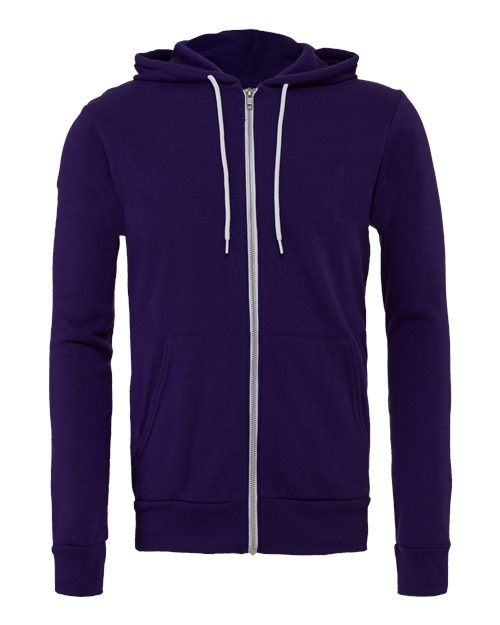 BELLA + CANVAS Sponge Fleece Full-Zip Hoodie