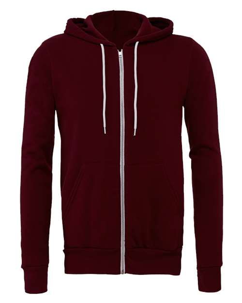 BELLA + CANVAS Sponge Fleece Full-Zip Hoodie