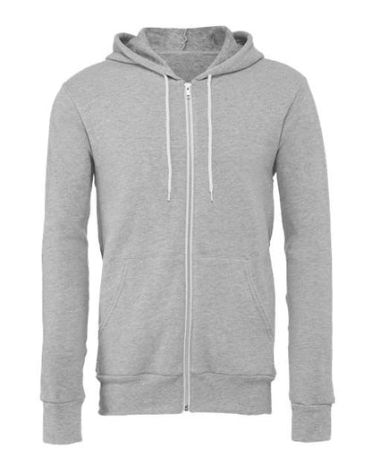 BELLA + CANVAS Sponge Fleece Full-Zip Hoodie