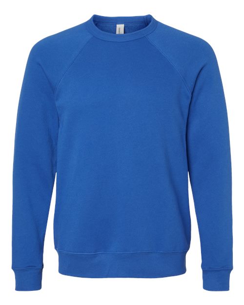 BELLA + CANVAS Sponge Fleece Raglan Crewneck Sweatshirt