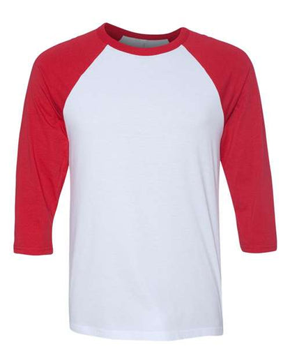 BELLA + CANVAS Three-Quarter Sleeve Baseball Tee