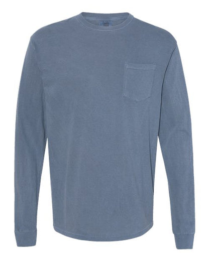 Comfort Colors Garment-Dyed Heavyweight Long Sleeve Pocket T-Shirt