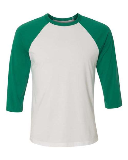 BELLA + CANVAS Three-Quarter Sleeve Baseball Tee