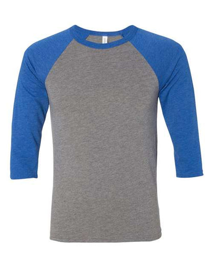 BELLA + CANVAS Three-Quarter Sleeve Baseball Tee