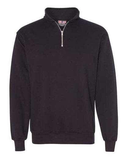 Bayside USA-Made Quarter-Zip Pullover Sweatshirt