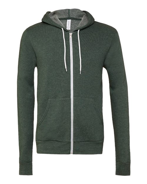 BELLA + CANVAS Sponge Fleece Full-Zip Hoodie