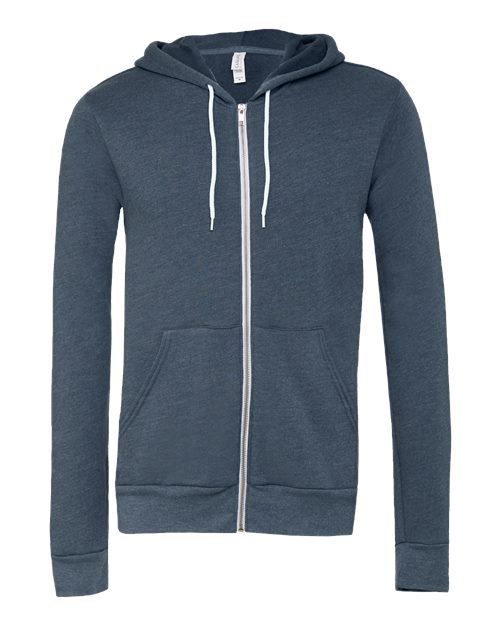 BELLA + CANVAS Sponge Fleece Full-Zip Hoodie