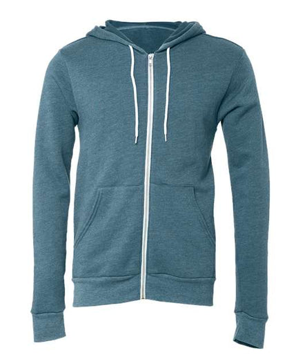 BELLA + CANVAS Sponge Fleece Full-Zip Hoodie