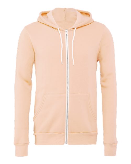 BELLA + CANVAS Sponge Fleece Full-Zip Hoodie