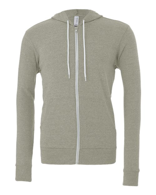 BELLA + CANVAS Sponge Fleece Full-Zip Hoodie