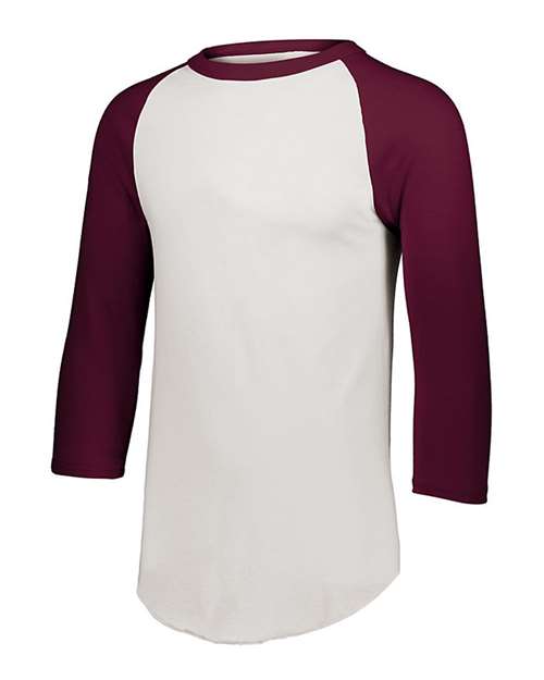 Augusta Sportswear Three-Quarter Raglan Sleeve Baseball Jersey