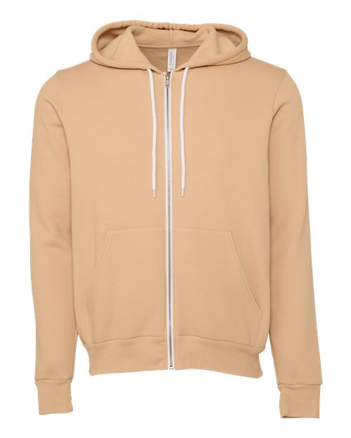 BELLA + CANVAS Sponge Fleece Full-Zip Hoodie