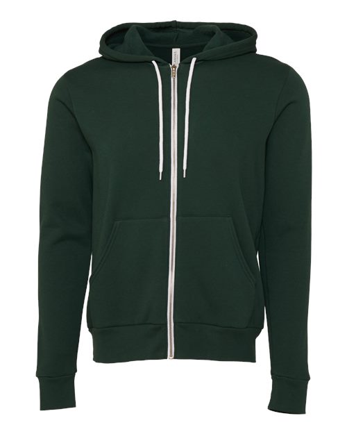 BELLA + CANVAS Sponge Fleece Full-Zip Hoodie