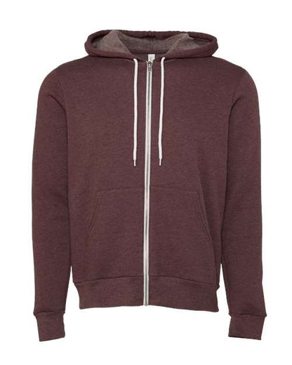 BELLA + CANVAS Sponge Fleece Full-Zip Hoodie